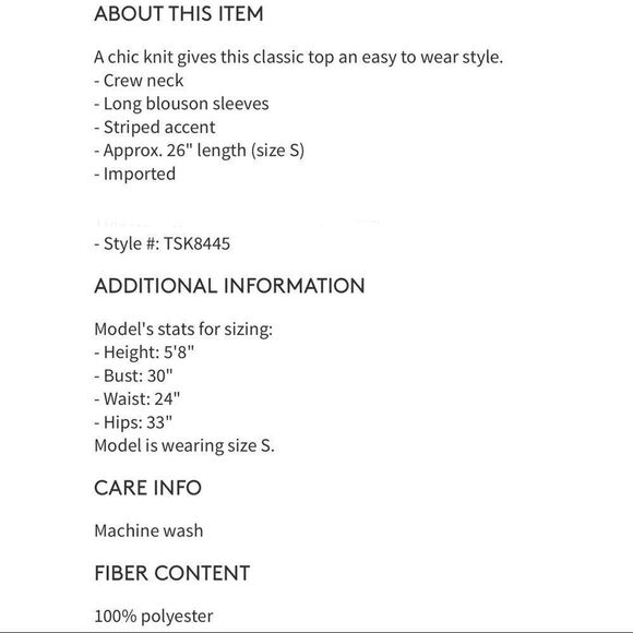 Gibson | Long Sleeve Textured Knit Blouson Top - Picture 4 of 4